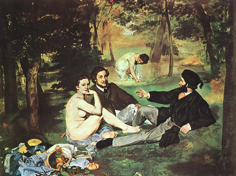 Edouard Manet Luncheon on the Grass china oil painting image